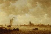 Jan van Goyen View of Dordrecht Sweden oil painting artist